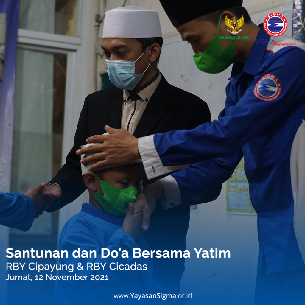 SANTUNAN DAN DOA BERSAMA ANAK YATIM PEKAN PERTAMA